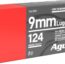 Aguila Ammunition 9mm Luger 124 Grain Full Metal Jacket Brass Case Pistol Ammunition