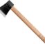 Cold Steel Axe Gang Hatchet 1055 Carbon Steel Blade American Hickory Handle Black/Natural Wood