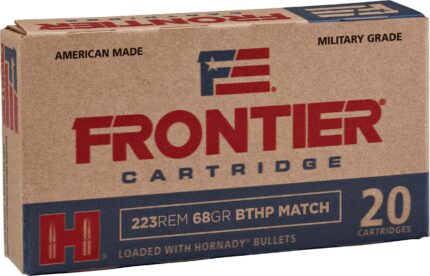 Hornady Frontier .223 Remington 68 Grain Boat-Tail Hollow Point Centerfire Rifle Ammunition