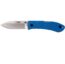 KA-BAR Dozier Hunter Folding Knife 3" Drop Point Blue Satin Blade