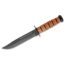 KA-BAR USMC Fighting Fixed Blade Knife 7" Clip Point Plain Edge