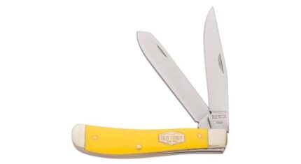 Old Timer Gunstock Trapper 2 Blade Folding Knife 3" Clip Point