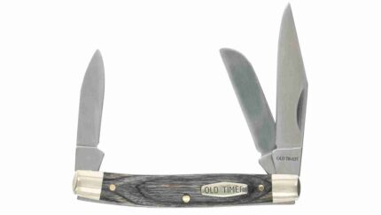 Old Timer Heritage Clip Point 3 Blade Pocket Knife 2.4 Inch Blade