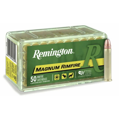 Remington Ammunition 22 Winchester Magnum Rimfire (WMR) 40 Grain Pointed Soft Point Box of 50