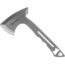 Smith & Wesson Bullseye Throwing Axe Stainless Steel Blade Stainless Steel Handle Pack of3Satin Stainless Steel
