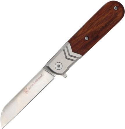 Smith & Wesson Executive Barlow Assisted Opening Folding Knife 2.76" Sheepsfoot