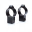 Talley Fixed Rimfire Dovetail Receiver Scope Rings 30mm High Height CZ 452 European, 455, 457, 512, 513 Black Anodized