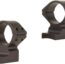 Talley Lightweight 2-Piece Scope Mount 1" Low Height Anschutz for drilled and tapped receivers Black