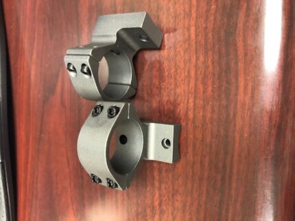 Talley Lightweight 2-Piece Scope Mount 30mm High Height Howa 1500 Tungsten Gray