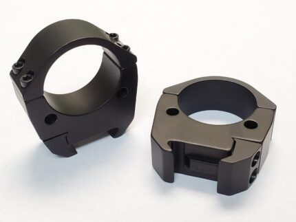 Talley Modern Sporting Scope Rings 1" Medium Height Matte Black