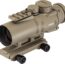 TRYBE Optics 3x32mm Compact Prism Scope Red Dot Sight, 32mm Tube