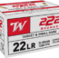 Winchester .22 Long Rifle 36 grain Copper Plated Hollow Point Rimfire Ammunition